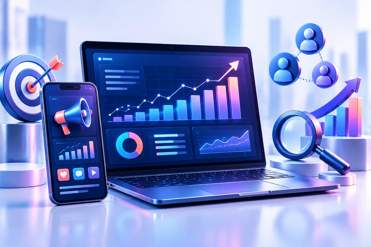 Digital Marketing illustration